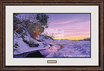 【中古】【輸入品・未使用】Peaceful Bluff反射Framed Limited Edition印刷by Steve R。Kozar
