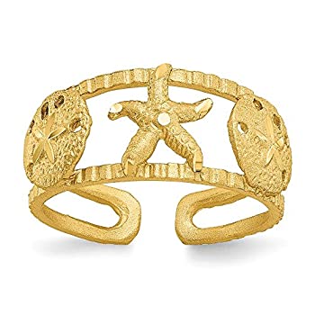 【中古】【インポート品・未当て嵌める】甲殻足指輪っか14?Kゴールド