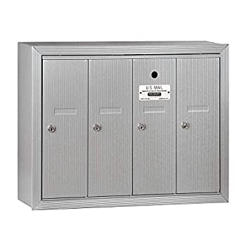 【中古】【輸入品・未使用】Salsbury Industries 3504ASU Surface Mounted Vertical Mailbox with 4 Doors and USPS Access%カンマ% Aluminum by Salsbury Industries [並行輸