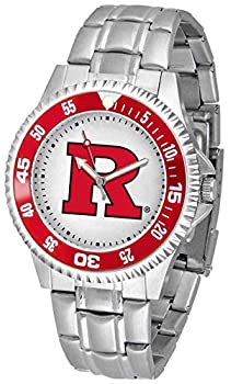 【中古】【インポート品・未当て嵌める】Rutgers引きくらべる他社スチールバンドメンズウォッチ