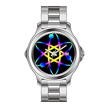 【中古】【輸入品・未使用】FDCクリスマスギフトWatchesメンズファッションJapanese Quartz Dateステンレススチールブレスレット腕時計Atom｜スカイマーケットプラス