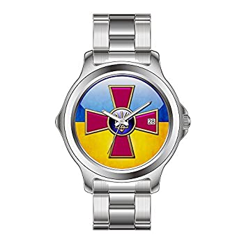 【中古】【輸入品・未使用】FDCクリスマスギフトWatchesメンズファッションJapanese Quartz Dateステンレススチールブレスレット腕時計Armed ForcesエンブレムWrist Watches｜スカイマーケットプラス