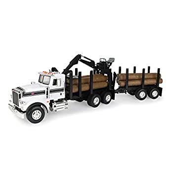 【中古】【輸入品・未使用】ERTL ビッグファーム ログトラック 子犬トレーラー ログ付き