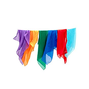 【中古】【輸入品・未使用】Sarah's Silks プレイシルク 6枚セット (プライマリー)