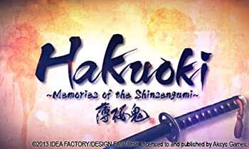 【中古】【輸入品・未使用】Hakuoki: Memories of Shinsengumi Le