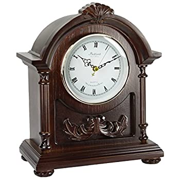 【中古】【輸入品・未使用】Bedford Clock Collection 木製マントル時計 チャイム付き
