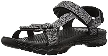 【中古】【インポート品・未当て嵌める】Skechers Go Walk Outdoors-Runyon 運動競技サンダル US 大きさ: 10 色つや: 黒いこと