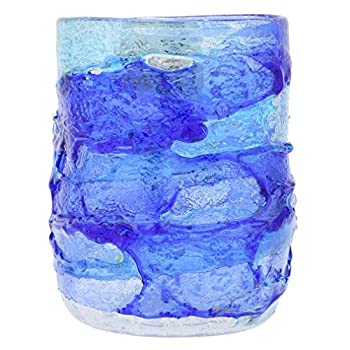 【中古】【輸入品・未使用】GlassOfVenice Murano Sbruffo ドリンクグラス アクアブルー