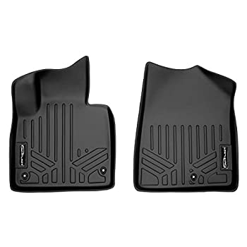【中古】【輸入品・未使用】SMARTLINER カスタムフィット フロアマット 1列目ライナーセット ブラック 2013-2018 ヒュンダイ サンタフェ 全モデル用|スカイマーケットプラス