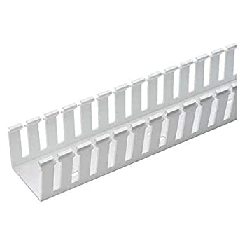 【中古】【インポート品・未当てはめる】1.26 W x 4 D PANDUIT G1X4WH6 \u0027配線配管、広広とした拡張スロット、白