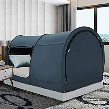 【中古】【輸入品・未使用】Leedor ベッドテント190x137cm 室内テント 大人用 ベッドキャノピー シェルター キャビン 屋内 プライバシー ポップアップ 暖かい 通気性 子供用|スカイマーケットプラス