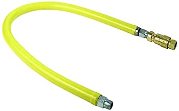 【中古】【輸入品・未使用】T&S Brass 48'' Gas Hose with Quick Disconnect and Swivelling Fittings