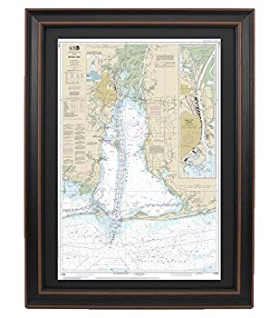 【中古】【輸入品・未使用】patriotgearcompany : Framed Nautical Chart ; NOAA 11376???モバイルベイ|スカイマーケットプラス