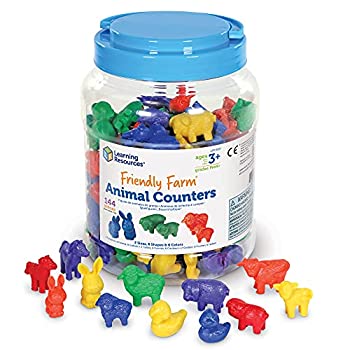 【中古】【インポート品・未当て嵌める】RESSOURCES D\u0027APPRENTISSAGE LER0187 COMPTEURS AMICALE DES ANIMAUX DE FERME 144PK-BON Job Jar