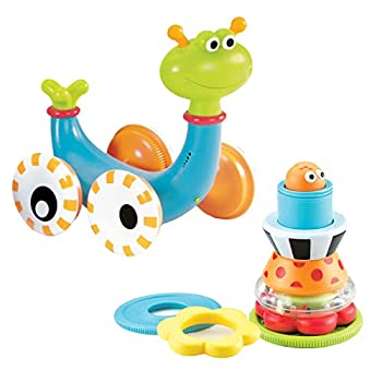 【中古】【インポート品・未当て嵌める】ユーキッド はいはいを推しすすめる とことこかたつむり 笛竹手あそび 知育手あそび