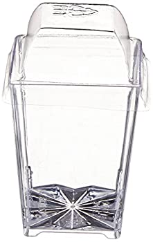 【中古】【輸入品・未使用】Clear Lake Enterprises Parfait Dessert Tumbler Cups with Dome Lids%ｶﾝﾏ% 4-Ounce%ｶﾝﾏ% Translucent%ｶﾝﾏ% Square%ｶﾝﾏ% 50-Pack by Clear Lake 12,252円