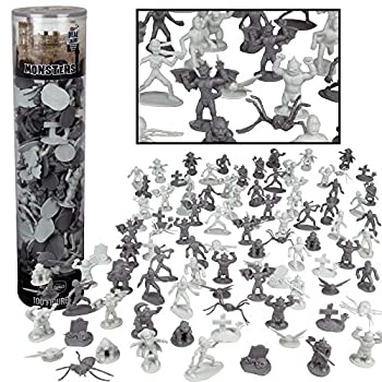 【中古】【輸入品・未使用】Monster Action Figure Bucket - Big Bucket of 100 Horror Toy Figures - From Draculas%ｶﾝﾏ% to Frankensteins%ｶﾝﾏ% to Godzillas%ｶﾝﾏ% and [｜スカイマーケットプラス