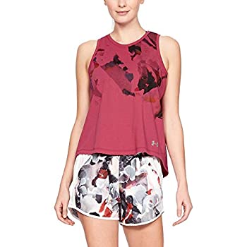 【中古】【輸入品・未使用】Under Armour Women's Run Tie Back Tank%ｶﾝﾏ% Impulse Pink (671)/Reflective%ｶﾝﾏ% Large