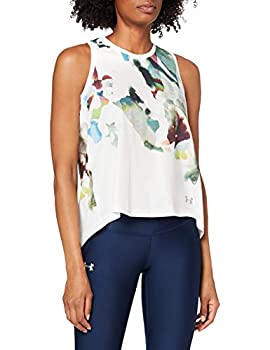 【中古】【輸入品・未使用】Under Armour Women's Run Tie Back Tank%カンマ% Onyx White (112)/Reflective%カンマ% Medium|スカイマーケットプラス