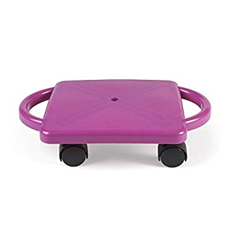 【中古】【インポート品・未当て嵌める】hand2mind-77103 屋内用スクータゲーム盤 安全性のある手持ち部分付き添い人 6-12歳 赤ちゃん用 プラスチックフロアスクーターボード 巻き付き添い人 体育 住み家 介護ホーム