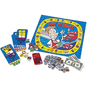 【中古】【輸入品・未使用】ラーニング リソーシズ(Learning Resources) アメリカ通貨 すごろく ショッピングゲーム Buy It Right LER2652