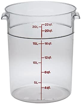 【中古】【輸入品・未使用】CAMBRO(キャンブロ) 丸型フードコンテナーRFSCW22 ポリカーボネイト アメリカ AHC05022