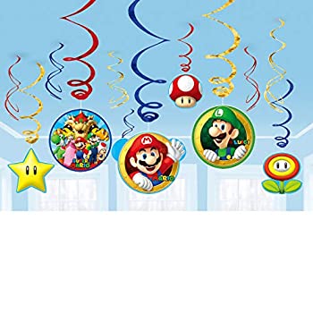 【中古】【輸入品・未使用】スーパーマリオ スワール デコレーション アムスキャン