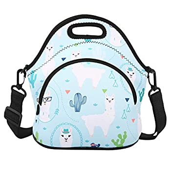 【中古】【輸入品・未使用】バイオレットミスト ネオプレンランチバッグ トート ポケット付き ショルダーストラップ付き 断熱 保温 ランチボックス トート 防水 ピニック 仕｜スカイマーケットプラス 8,407円