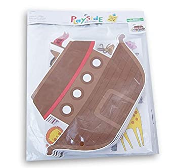 【中古】【輸入品・未使用】VBS 日曜学校 子供用 ノアの箱舟の風景 フォームクラフトキット - 120ピース - 6個