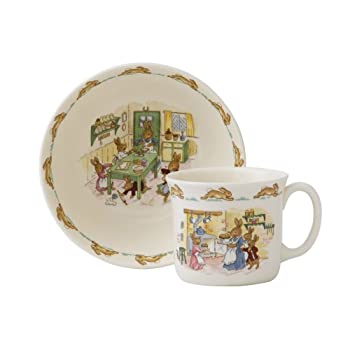 【中古】【輸入品・未使用】Royal Doulton Bunnykins Classic Nurseryware 2 Piece Infant Set%ｶﾝﾏ% Multicolored by Royal Doulton