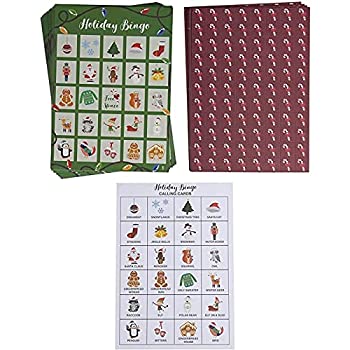 【中古】【輸入品・未使用】クリスマスビンゴゲーム ? 36セット ファミリーホリデーパーティー用品 アクティビティキット 2～36人 マルチプレイヤービンゴ ホームパーティー