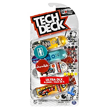 【中古】【輸入品・未使用】Tech-Deck Ultra DLX 4パック 96mm フィンガーボード 2020 クロスオーバー 女の子/チョコレート｜スカイマーケットプラス