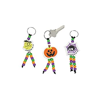 【中古】【輸入品・未使用】Fun Express ハロウィンビーズ&フォームキーチェーン CK-50 ハロウィン用 クラフトキット 子供用ジュエリークラフトキット 子供用キーチェーン