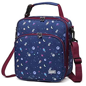 【中古】【輸入品・未使用】VASCHY 男の子用ランチボックスバッグ 再利用可能なランチボックスコンテナ 男の子と女の子用 取り外し可能なショルダーストラップ付き 断熱ラン