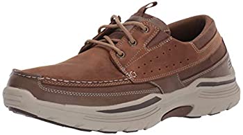 【中古】【輸入品・未使用】Skechers Men's Expended-menson Leather Lace Up Boat Shoe｜スカイマーケットプラス