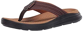 【中古】【輸入品・未使用】Skechers Men's Sargo Reyon Flip Flop%ｶﾝﾏ% Chocolate%ｶﾝﾏ% 12 Medium US｜スカイマーケットプラス
