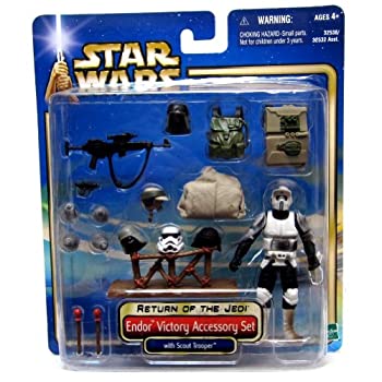 【中古】【輸入品・未使用】Star Wars Blue Saga - Endor Victory Accessory Set with Scout Trooper