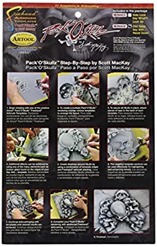 【中古】【輸入品・未使用】iwata-medea Artool Skullz 2エアブラシテンプレート(セットof 3?)