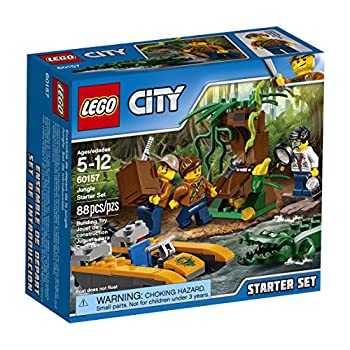 【中古】【インポート品・未当て嵌める】レゴ (LEGO) シティ ジャングル探し回る乗り掛かる仕掛ける 60157 精神的な統合一揃いの道具 (88天下太平) ブロック-セット