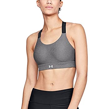 【中古】【インポート品・未当てはめる】Under Armour Women\u0027s Vanish High Heathered Bra%ｶﾝﾏ% Charcoal Fade Heathe (019)/Reflective%ｶﾝﾏ% 32A