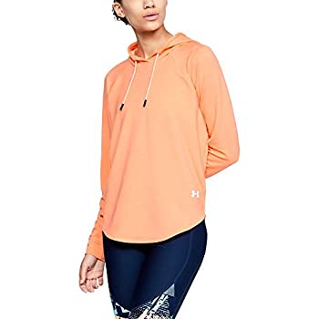 【中古】【輸入品・未使用】Under Armour Women's Featherweight Fleece Oversize Hoodie%カンマ% Peach Horizon (906)/White%カンマ% X-Small|スカイマーケットプラス