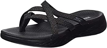 【中古】【輸入品・未使用】Skechers レディース On The Go 600 上品 フラットサンダル US サイズ: 9 カラー: ブラック|スカイマーケットプラス