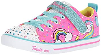 【中古】【輸入品・未使用】Skechers Kids Girls' Sparkle LITE-Unicorn Craze Sneaker%ｶﾝﾏ% neon Pink/Multi%ｶﾝﾏ% 5 Medium US Toddler