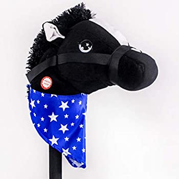 【中古】【輸入品・未使用】ポニーランド ブラックスティック馬 音のおもちゃ