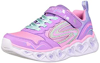 【中古】【インポート品・未当て嵌める】Skechers ユニ 赤ちゃん用 ハート形ともし火 ラブスパークスニーカー%ｶﾝﾏ% ラベンダー/マルチ%ｶﾝﾏ% 13 Little Kid