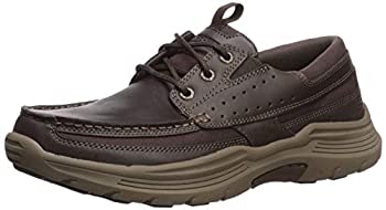 【中古】【輸入品・未使用】Skechers Men's Expended-menson Leather Lace Up Boat Shoe|スカイマーケットプラス