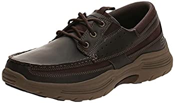 【中古】【輸入品・未使用】Skechers Men's Expended-menson Leather Lace Up Boat Shoe|スカイマーケットプラス