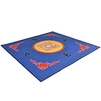 【中古】【輸入品・未使用】Universal Mahjong / Paigow / Card / Game Table Cover - Blue Mat 31.5%ダブルクォーテ% x 31.5%ダブルクォーテ% (80cm x 80cm)