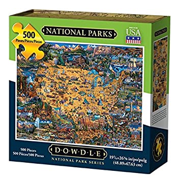 【中古】【輸入品・未使用】Dowdleフォークアート国立公園ジグソーパズル｜スカイマーケットプラス