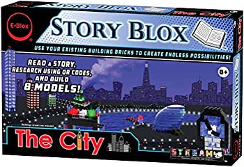【中古】【輸入品・未使用】E-Blox Stories Blox Builder - The City LEDライトアップ ビルディングブロック ストーリー おもちゃセット 対象年齢8歳以上|スカイマーケットプラス